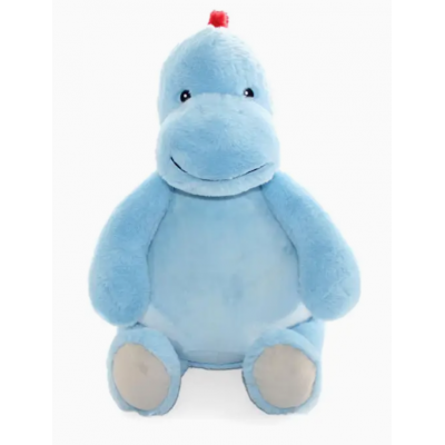 Dino bleu - peluche avec broderie personnalisée ...