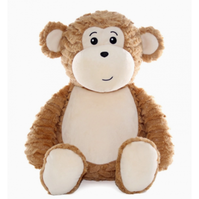 Singe - peluche avec broderie personnalisée  Cubbies