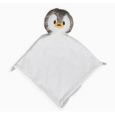 Duo pingouin cubbies , peluche et doudou avec broderie personnalisée