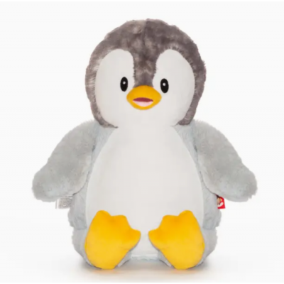Duo pingouin cubbies , peluche et doudou avec broderie personnalisée