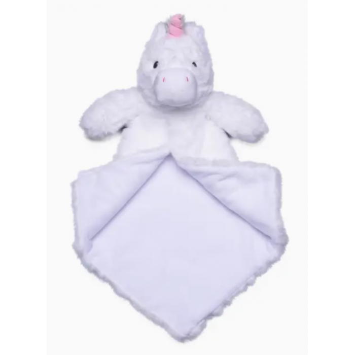 Duo licorne blanche fluffly cubbies , peluche et doudou avec broderie personnalisée Duo licorne blanche fluffly cubbies , peluche et doudou avec broderie personnalisée