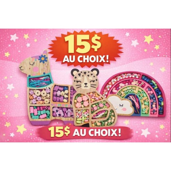 Bijoux En Perles -  Léopard - Lama - Arc en ciel ...