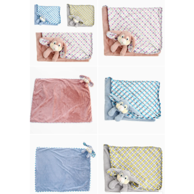 Grande doudou Lapin Polka Cubbies - 3 choix de...