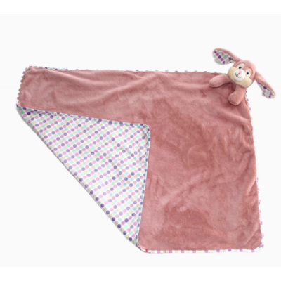 Grande doudou Lapin Polka Cubbies - 3 choix de couleurs