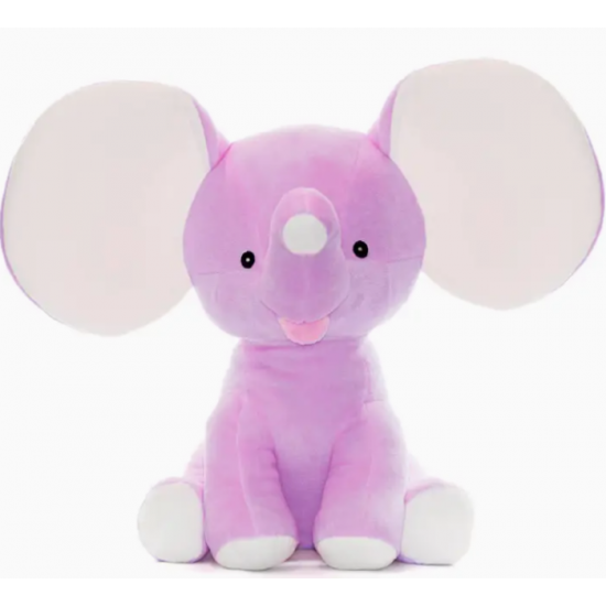 Éléphant lavande Cubbies - peluche avec broderie...