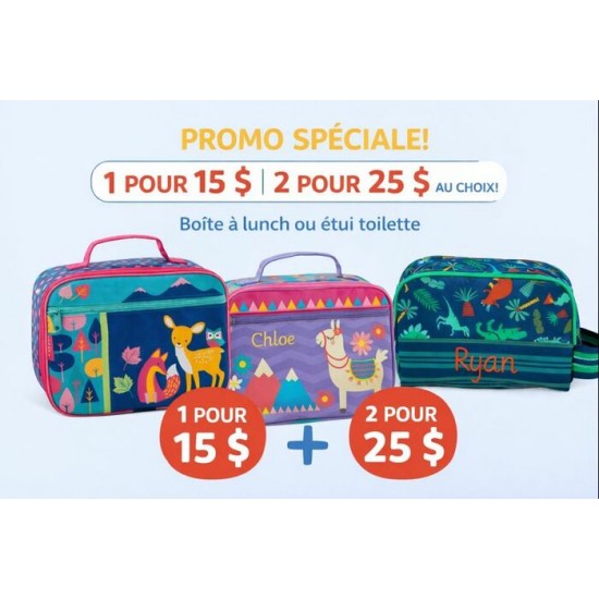 15-25 : BOITE À LUNCH - ETUI TOILETTE/VOYAGE   -...