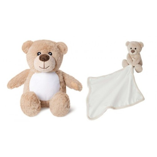 Duo : petit ourson brun pâle avec sa... Duo : petit ourson brun pâle avec sa...