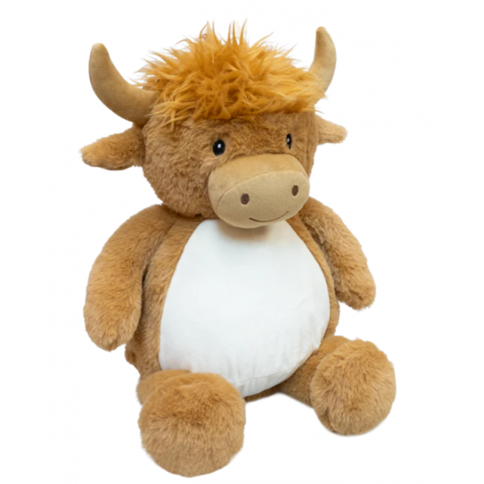 Vache highland - peluche avec broderie personnalisée BUDDY Vache highland - peluche avec broderie personnalisée BUDDY