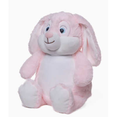 Nouveau Lapin rose - peluche avec broderie personnalisée  Cubbies