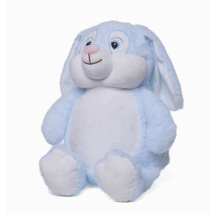 Nouveau Lapin bleu- peluche avec broderie personnalisée Cubbies Nouveau Lapin bleu- peluche avec broderie personnalisée Cubbies