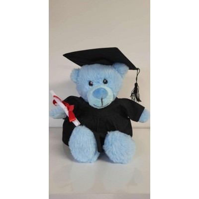 Duo : petit ourson bleu avec sa doudou-peluche -Tummi 