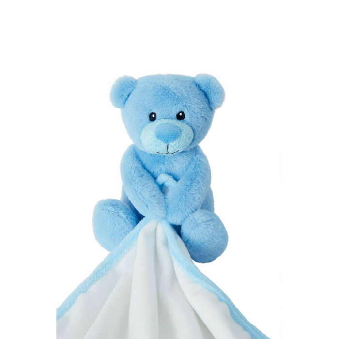 Duo : petit ourson bleu avec sa doudou-peluche -Tummi Duo : petit ourson bleu avec sa doudou-peluche -Tummi
