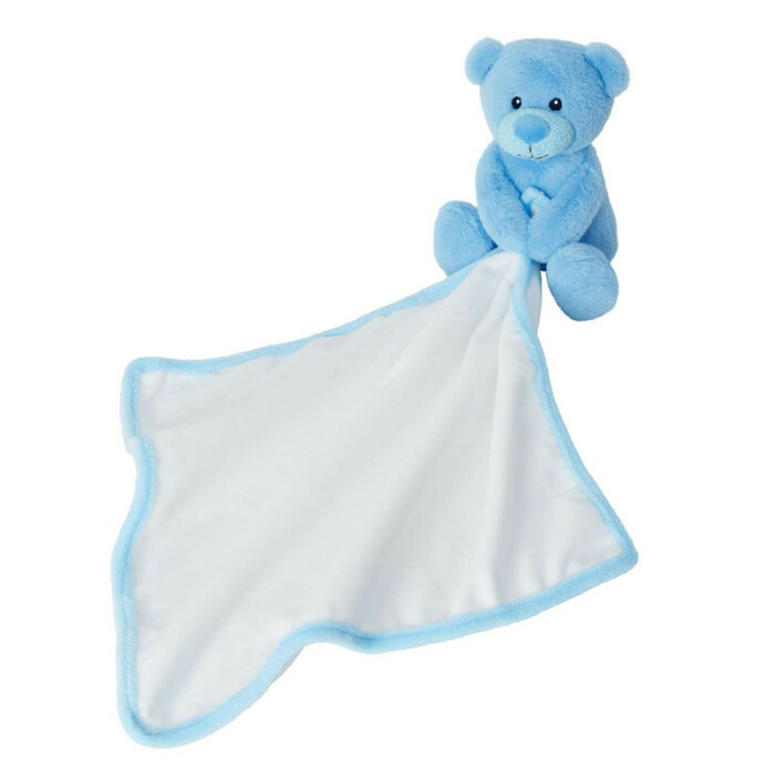 Duo : petit ourson bleu avec sa doudou-peluche -Tummi Duo : petit ourson bleu avec sa doudou-peluche -Tummi
