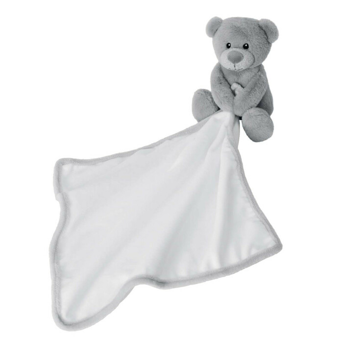 Duo : petit ourson gris avec sa doudou-peluche -Tummi Duo : petit ourson gris avec sa doudou-peluche -Tummi