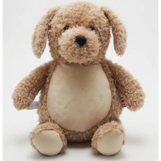 Chien labradoodle version 2.0 - peluche avec broderie personnalisée  Cubbies