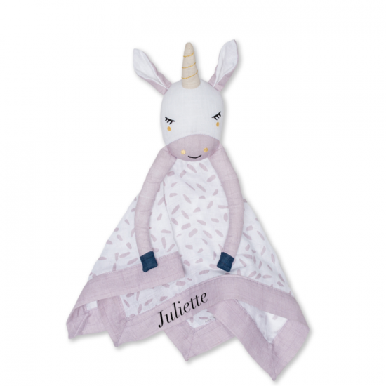 Doudou Mousseline Licorne Lulujo Doudou Mousseline Licorne Lulujo
