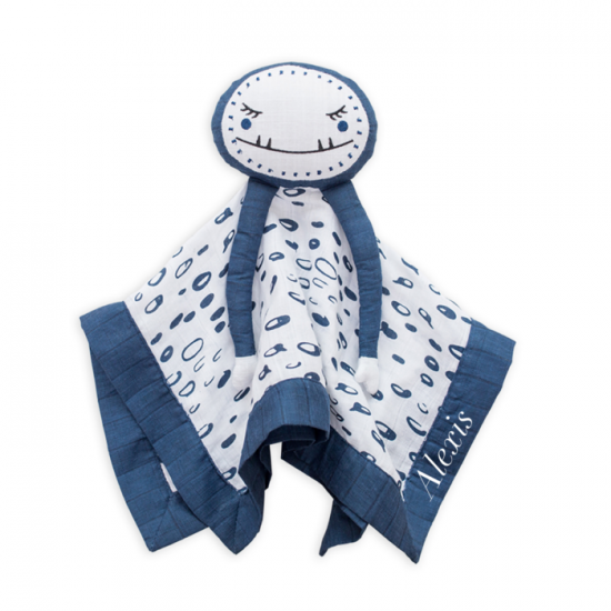 Doudou Mousseline Yeti Lulujo