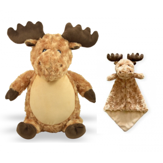 Duo Orignal L-E , peluche et doudou avec broderie...