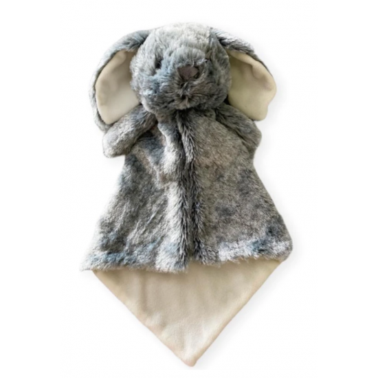 Petite Doudou Lapin Gris L-E