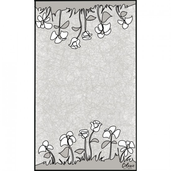  serviette  de bain en microfibre "Les fleurs"