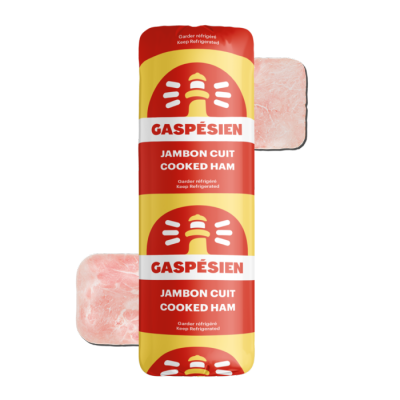 JAMBON CUIT 4X6 14% / GASPESIEN +-3.3K.P.