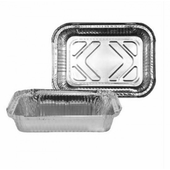 CHEF ELITE CONTENANTS EN ALUMINIUM OBLONGS PEU PROFONDS 21.5 X 15.2 X 3.1 (1.5LBS) / 500un