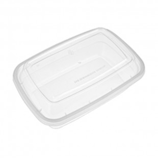 COMBO CONTENANT RECTANGULAIRE COUVERCLE CLAIR 16OZ...