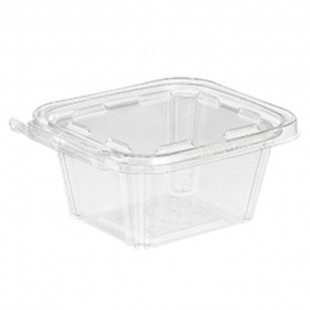 CONTENANT REFERMABLE SÉCURISÉ CLAIR 16OZ  / ...
