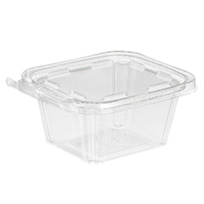 CONTENANT REFERMABLE SÉCURISÉ CLAIR 16OZ  / ...