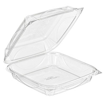 CONTENANT REFERMABLE PLASTIQUE CLAIR 91.3OZ  / ...