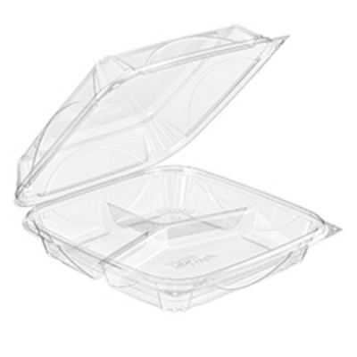 CONTENANT REFERMABLE 3 COMPARTIMENTS CLAIR 87.5OZ ...