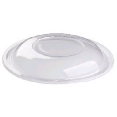 COUVERCLE ROND DOME CLAIR 12.25po.  /  50un