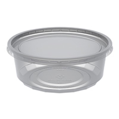 COMBO CONTENANT COUVERCLE DELI CLAIR 8OZ  /  250un