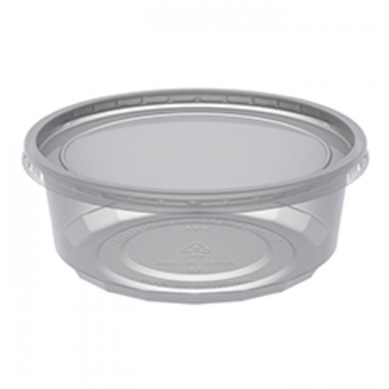 COMBO CONTENANT COUVERCLE DELI CLAIR 8OZ  /  250un