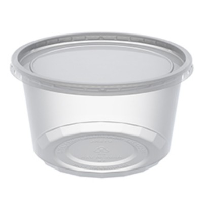COMBO CONTENANT COUVERCLE DELI CLAIR 12OZ  / ...