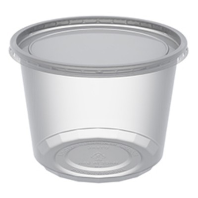 COMBO CONTENANT COUVERCLE DELI CLAIR 16OZ  / ...