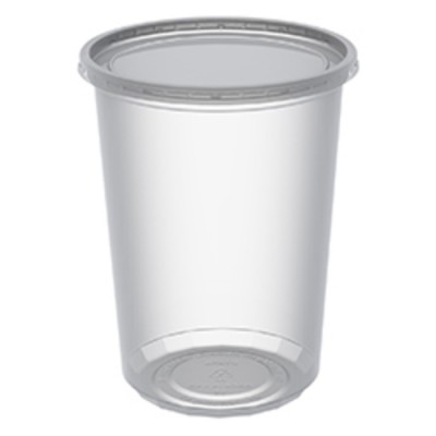 COMBO CONTENANT COUVERCLE DELI CLAIR 32OZ  / ...