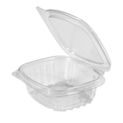 CONTENANT REFERMABLE CLAIR COUVERCLE PLAT 4OZ  / ...