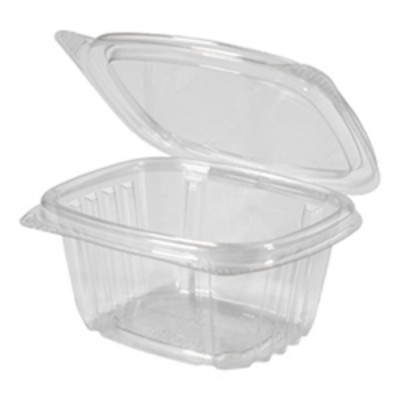 CONTENANT REFERMABLE CLAIR COUVERCLE PLAT 6OZ  / ...