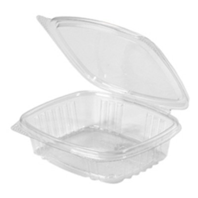 CONTENANT REFERMABLE CLAIR COUVERCLE PLAT 8OZ  / ...