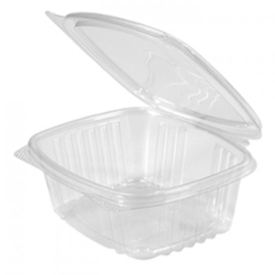 CONTENANT REFERMABLE CLAIR COUVERCLE PLAT 12OZ  / ...
