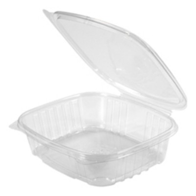CONTENANT REFERMABLE CLAIR COUVERCLE PLAT 24OZ  / ...