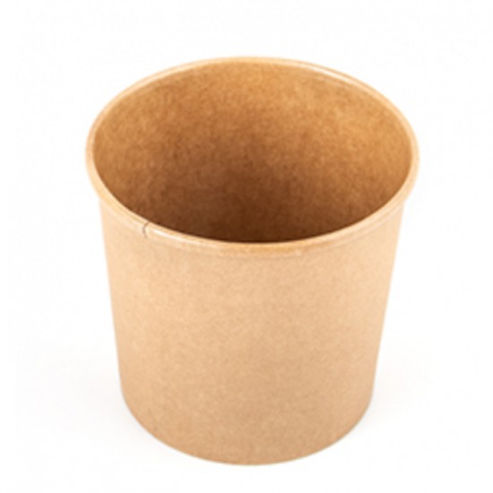 CONTENANT ROND EN PAPIER BRUN 16OZ KPC 16 D98 /...