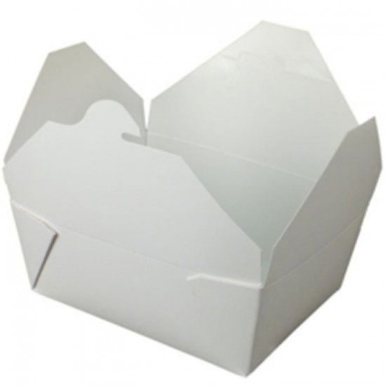 CONTENANT BIO PAK BLANC NO.8 45OZ 08BPWHITEM / 300UN