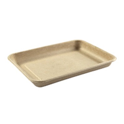 PLATEAU EN FIBRE MOULÉE COMPOSTABLE NO.2DP BEIGE...