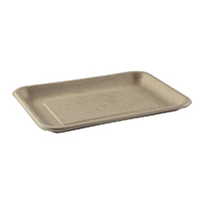 PLATEAU EN FIBRE MOULÉE COMPOSTABLE NO.2S BEIGE...