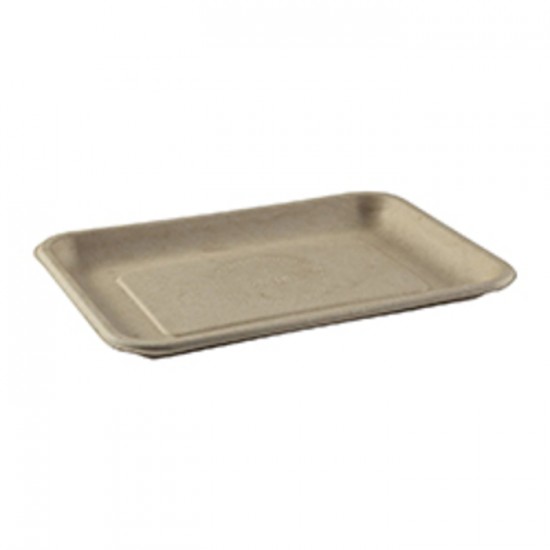 PLATEAU EN FIBRE MOULÉE COMPOSTABLE NO.2S BEIGE...