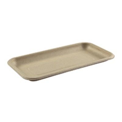 PLATEAU EN FIBRE MOULÉE COMPOSTABLE NO.17S BEIGE...