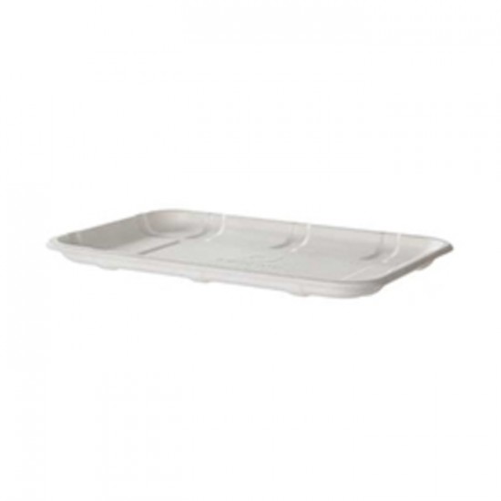 PLATEAU BAGASSE BLANC 8.5po ECO PRODUCTS / POLAR...