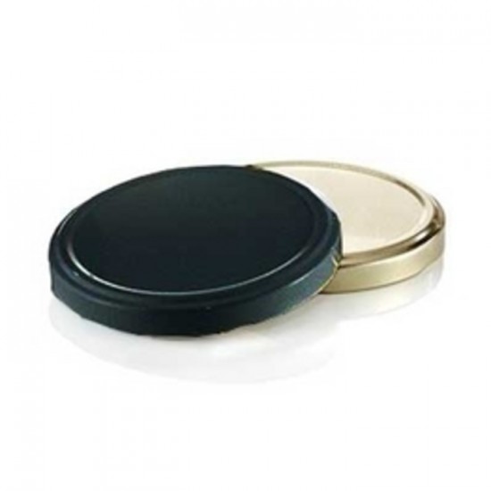 BOUCHON NOIR 70MM-POUR POT CYLINDRIQUE...